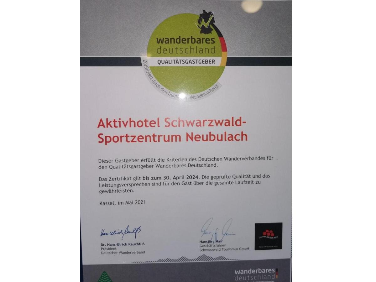 Schwarzwald Sportzentrum Neubulach Εξωτερικό φωτογραφία
